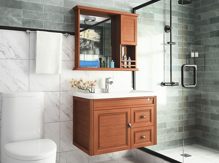 Nên chọn tủ lavabo bằng gỗ hay nhựa