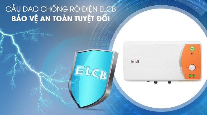 Máy nước nóng gián tiếp Ferroli Verdi TE 15 lít