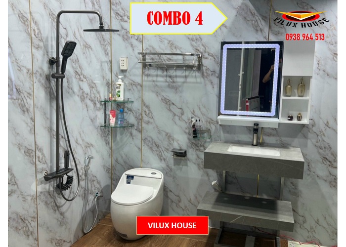 Combo thiết bị vệ sinh cao cấp Vilux House