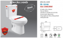 BỒN CẦU 2 KHỐI PROXIA PR-C614