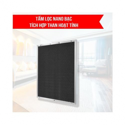 Tấm lọc Nano bạc tích hợp than hoạt tính dành cho quạt 9000M - 9000D