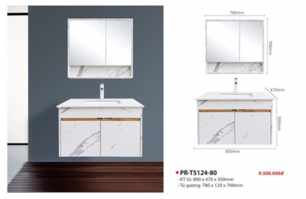 TỦ LAVABO CAO CẤP VL-5124-80