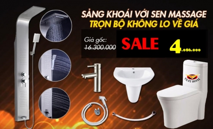 Combo thiết bị vệ sinh